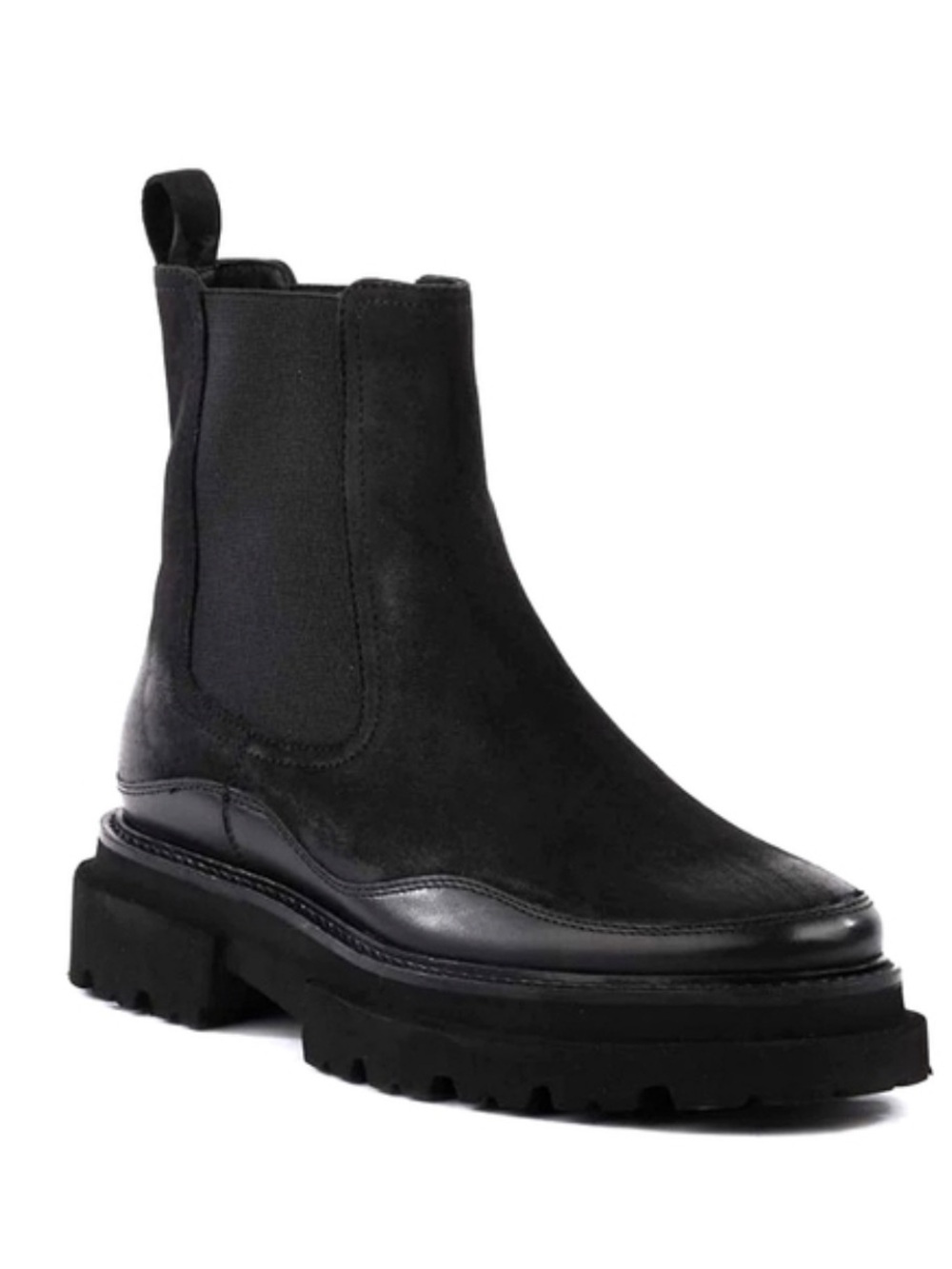 Seychelles Savor The Moment Black Chelsea Lug Combat Boot